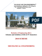 ME-III and IV Syllabus - 2018 Scheme