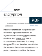 Database Encryption