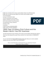 History-Print Culture and The Modern World Class 10 Notes Social Science