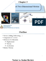 Vectors and Two-Dimensional Motion