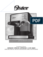 Oster Prima Latte Manual