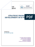 Strategic Product Development of E-Vehicle