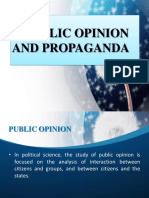 Public Opinion and Propaganda