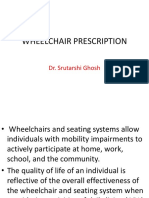 Wheelchair Prescription