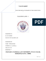 Taxation Law 1 Project