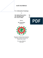 Safe Manhole First Report IOT New