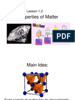 Lesson 1.2 Properties of Matter