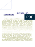 History of Computers: Ayushi Tulsyan 1011156 1 BBM B