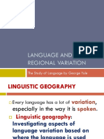 222 - Chapter 18 - Language and Regional Variation