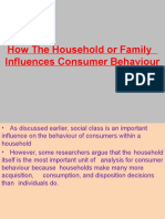 How The Household Influence Consumer Behaviour