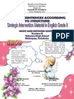 SIM English Grade 8 Kinds of Sentences According To Structure PDF