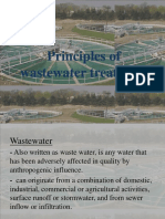 Principles of Wastewater Treatment