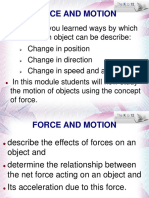 2 Force and Motion