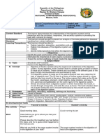 Detailed Lesson Plan in Digestive System