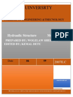 Hydraulic Structure Module, Holistic Module at JJU