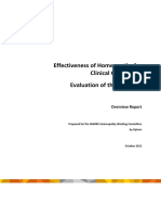 Effectiveness of Homeopathy For Clinical Conditions - Evaluation of The Evidence PDF