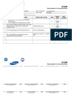 S-CAR (Observations Corrective Action) - BBS 15 January 2020