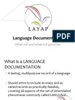 The Essentials of Language Documentation