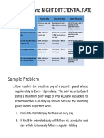 Sample Prob OT - ND Pay