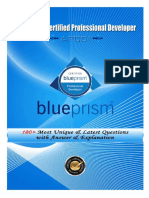 Blue Prism Certified Professional Developer (APD01)