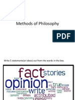 Methods of Philosophy