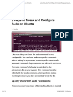 8 Ways To Tweak and Configure Sudo On Ubuntu