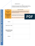 Worksheet Intertextuality