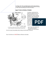 Shaper Used As Surface Grinder