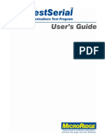 ComTestSerial Users Guide