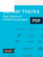 Career Hacks - Real Advice of FAANG Employees