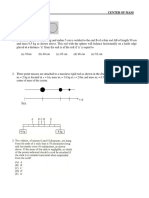 Center of Mass Problems