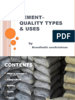 Cement - Quality Types & Uses