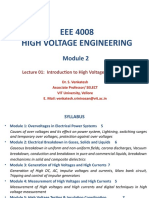 2-Introduction To High Voltage Engineering, Terminologies and Relevant Standards-02-Dec-2019Material - I - 02-Dec-2019 - FALLSEM2019-20 - EEE4008 - TH - VL201920100