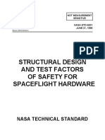 NASA-5001 Design+Test Factors of Safety