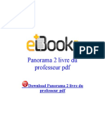 Panorama 2 Livre Du Professeur PDF