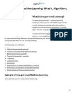 Unsupervised Machine Learning - What Is, Algorithms, Example