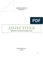 Module in Adjectives