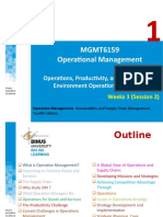 PPT1-Production, Productivity, & Global Environment and Operations Strategy