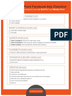 17 Point Facebook Ad Checklist New