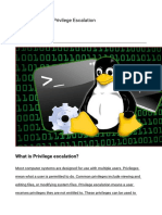 A Guide To Linux Privilege Escalation