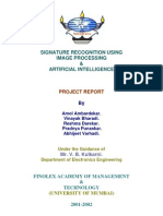 Signature Recognition Using Image Processing Artificial