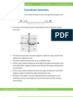 Math Worksheet-Co Ordinate Geometry