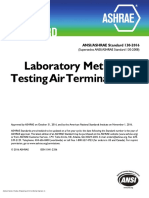 ASHRAE 130-2016 Lab Method of Testing Air Terminal Units