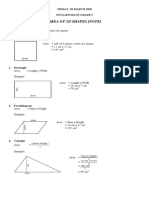 NOTE MATH Grade 5 - AREA OF 2D SHAPES