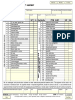 Editable Inspection Checklist For Heavy Equipment PDF