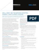 Dell EMCNetworking MX9116 N Spec Sheet