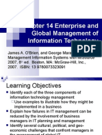 Enterprise and Global Management of Information Technology 