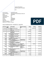 Account Statement From 1 Feb 2019 To 1 Aug 2019: TXN Date Value Date Description Ref No./Cheque No. Debit Credit Balance