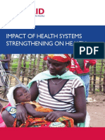 USAID Impact of Health Systems Strengthening On Health