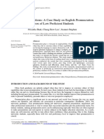 Pronunciation Problems A Case Study On E PDF